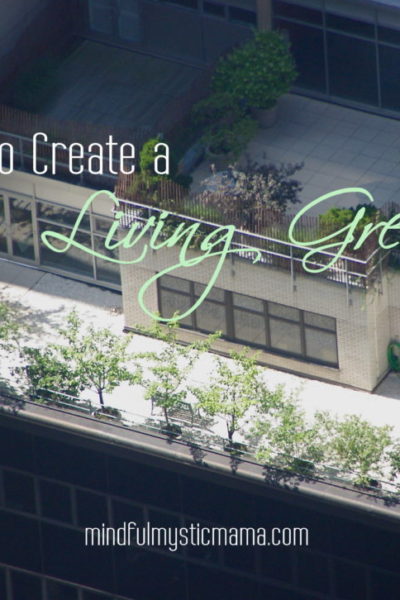 how to create a living green roof