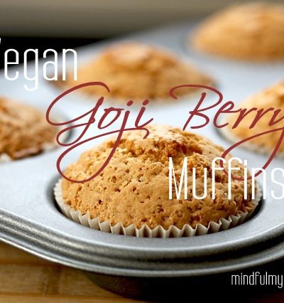 vegan goji berry muffins