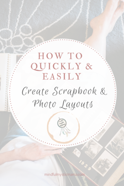 how to create scrapbook and photo layouts