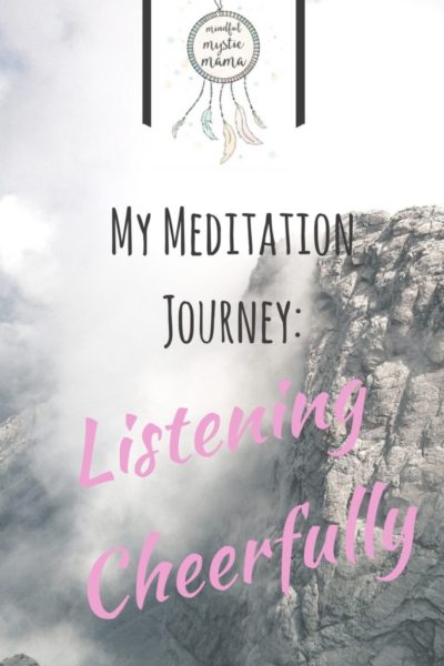 meditation listening cheerfully