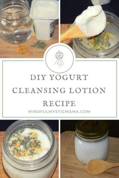 diy yogurt cleansing lotion