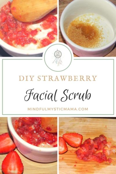 diy strawberry facial scrub