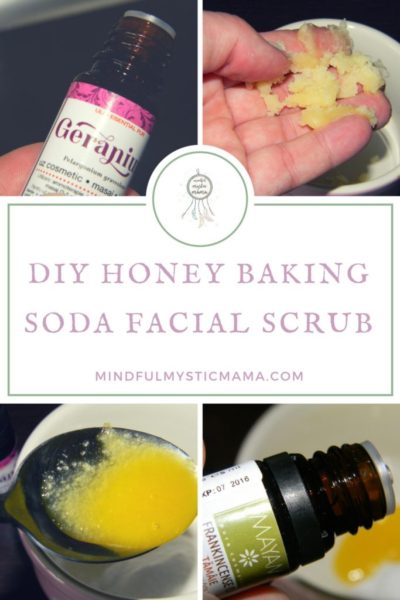 honey baking soda facial scrub