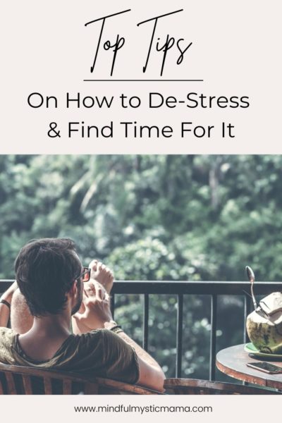 top tips on how to de-stress