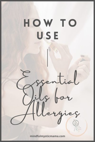 how to use essential oils for allergies