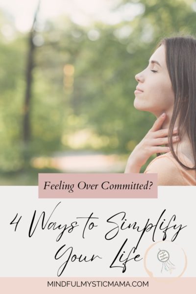 four ways to simplify your life