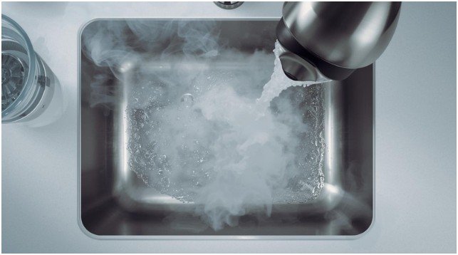 Flush With Boiling Water