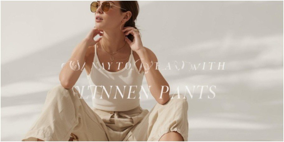 what to wear with linen pants