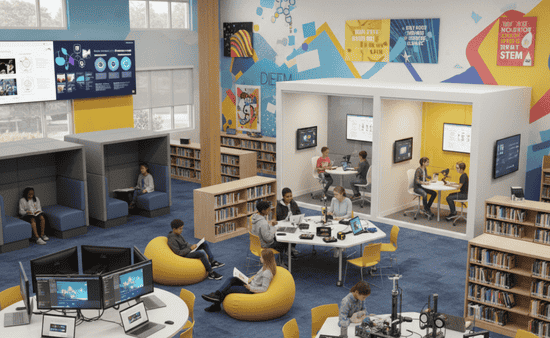 Library and media centers reimagined