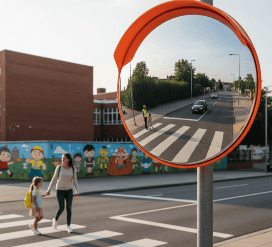 Convex Mirrors and Pedestrian Safety