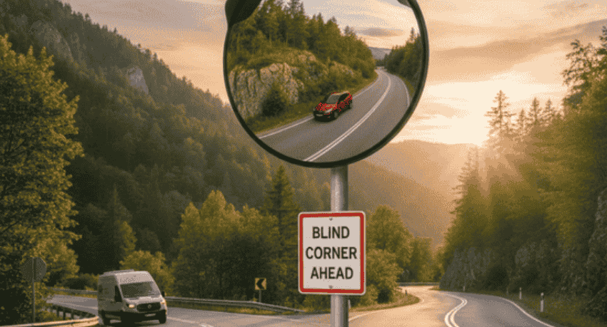 Enhancing Road Safety with Convex Mirrors