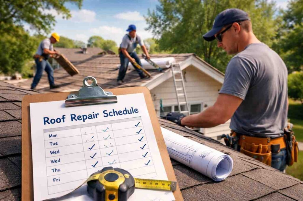 Contractor Schedule and Crew Size