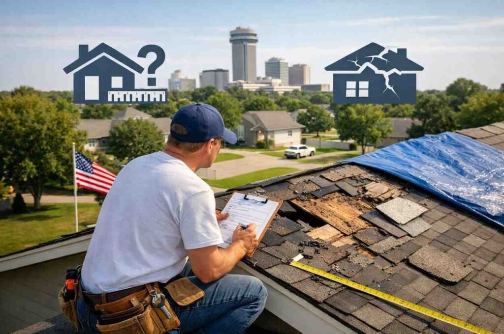 Roof Size and Damage Level